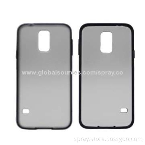Clear Hard Back Covers with Rubber Bumper/Durable Bump and Shock Protection, Double-injection